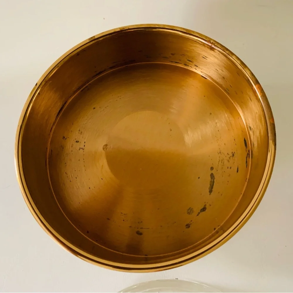 Mid century crudités dish